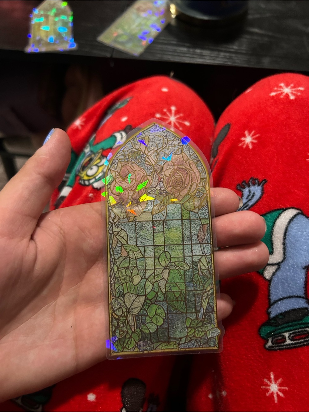 Stained Glass Style Holographic Sticker